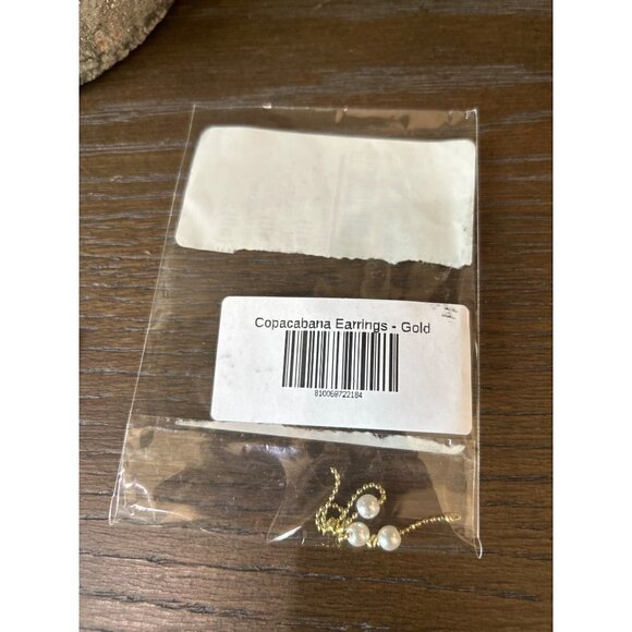 petit moments Copacabana Earrings Gold Womens Size OS - Picture 6 of 7